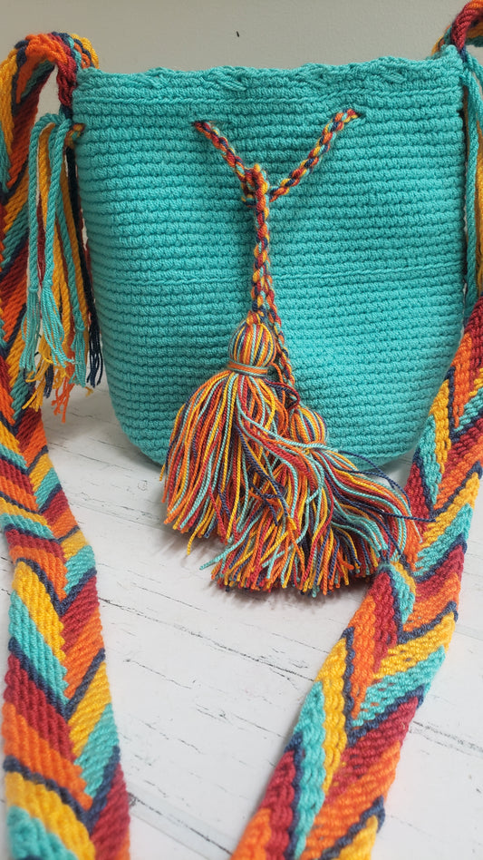 Wayuu Crossbody Mochila- bag SMALL SIZE-