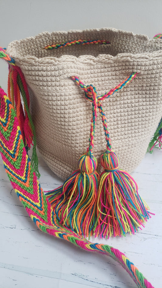 Wayuu Crossbody Mochila- bag SMALL SIZE-