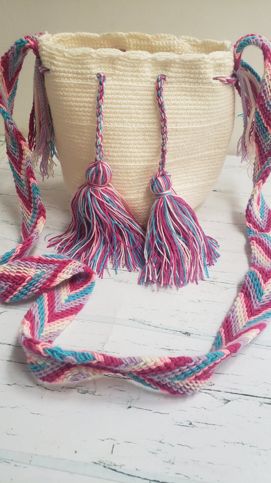 Wayuu Crossbody Mochila- bag SMALL SIZE